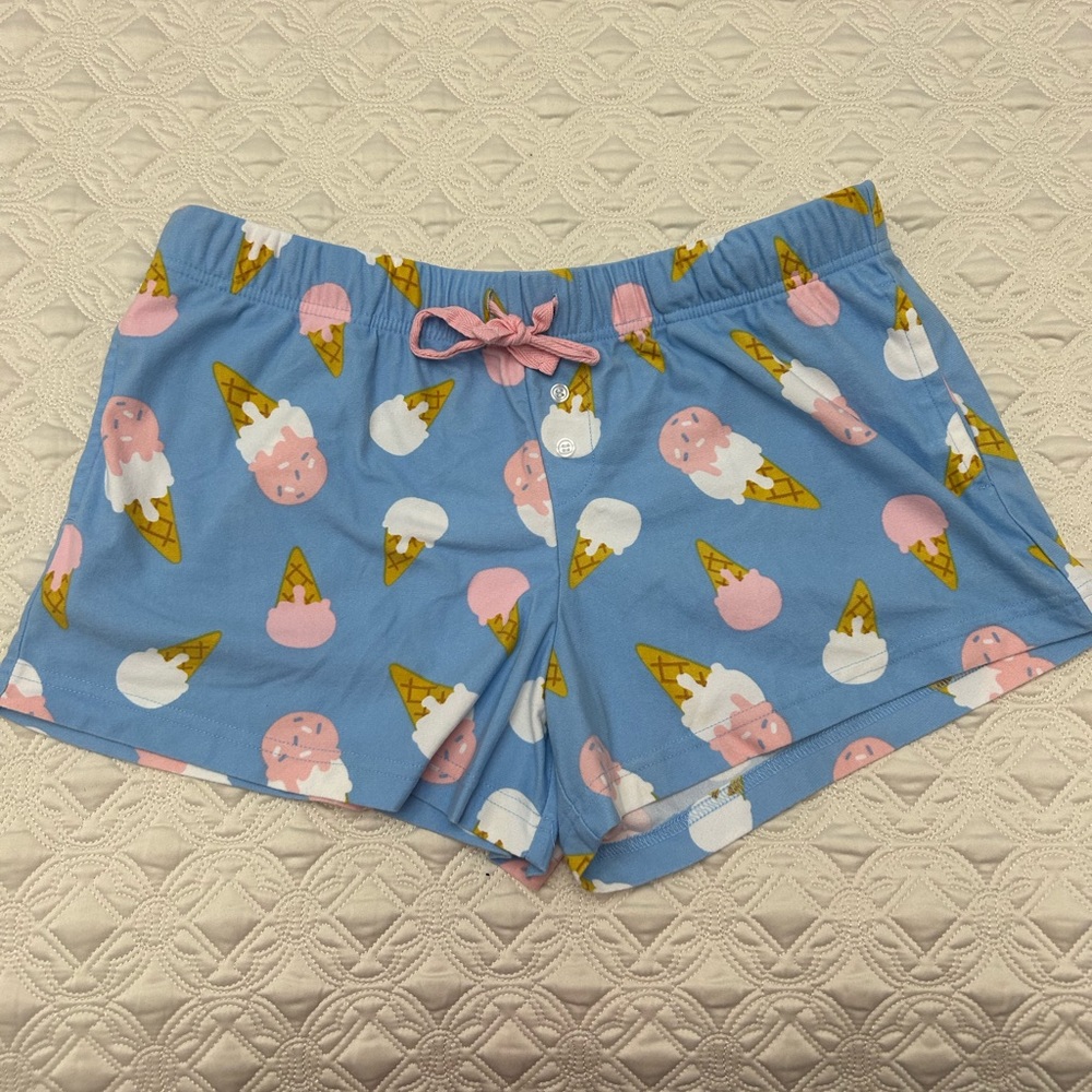 Cows Ice Cream Pj Shorts - Cones